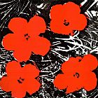 Andy Warhol Canvas Paintings - Flowers Red 1964